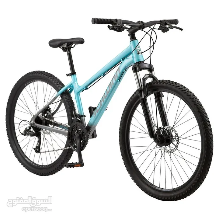 اصبح متوفر لدى بيبي شوب الدراجة الهوائية schwinn 27.5” alcomp women’s mountain bike, 21speeds ,blue