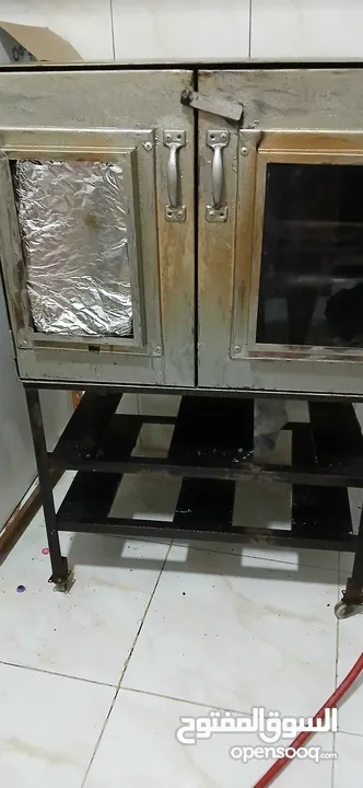 ,,فرن عربي صالح بحالة جيدة مع ساعة غاز وبربيش جاهز للاستخدام