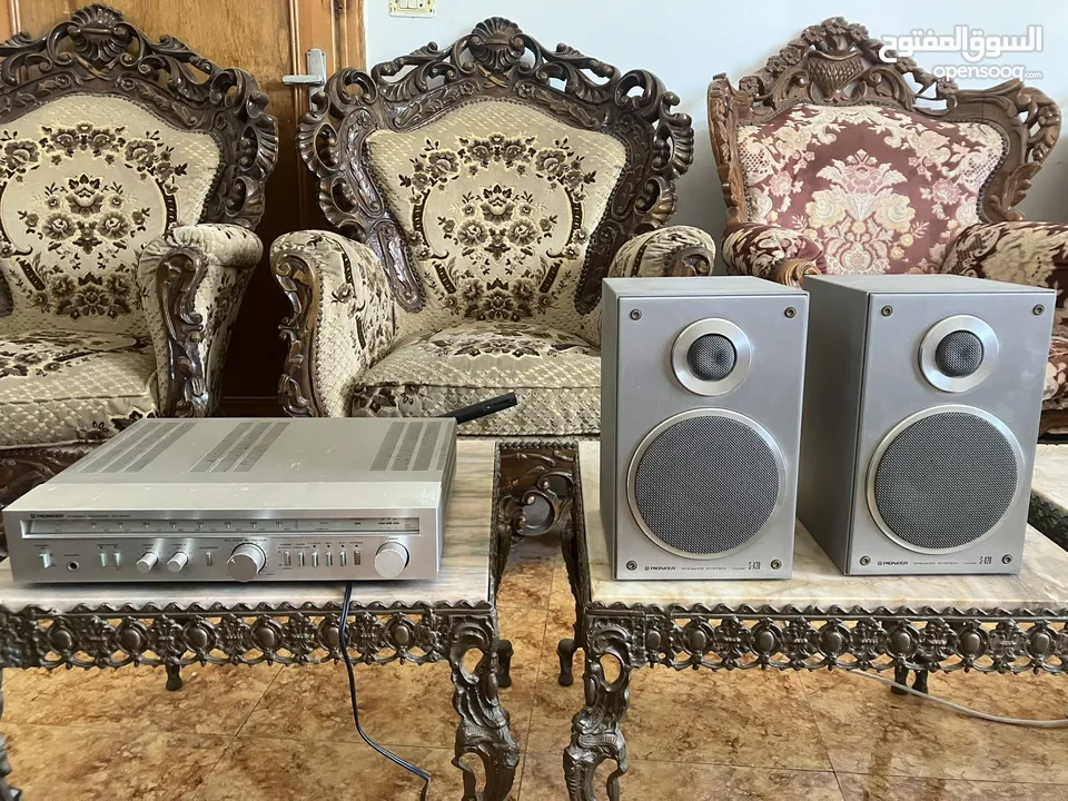 ريسيفر و سماعات بيونير سبعينات
