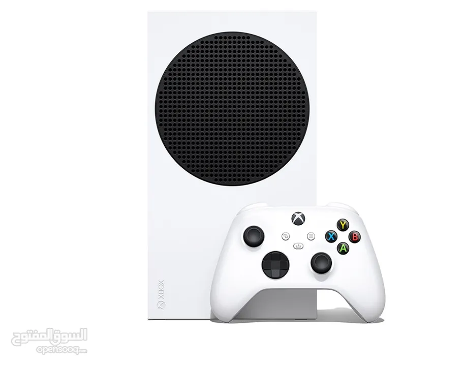Xbox Series S + يدتين + 5 ألعاب – بحالة ممتازة
