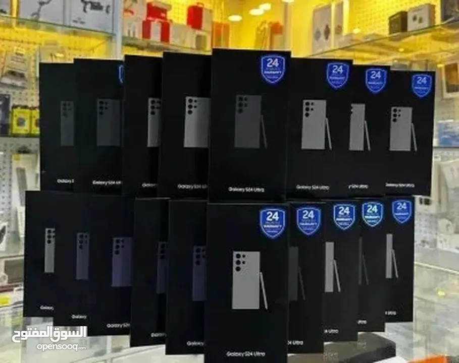 جالاكسي S24 Ultra جديد كفالة الوكيل الرسمي BMS (1TB /512GB/256GB)