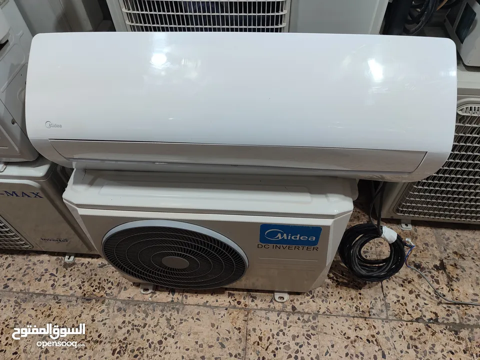 مكيفات ميديا فل إنڨيرتر مستعملة في حالة ممتازة طن وطن ونص