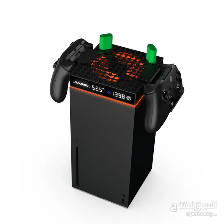 TYX-3606 cooling stand with dual holder قاعدة تبريد مع بطاريات وشاحن مضيئة