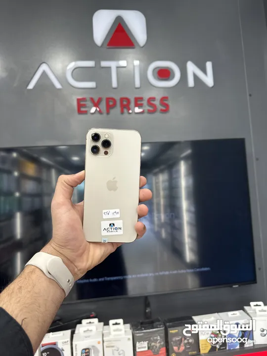 iPhone 12 Pro Max 256 GB used  ايفون 12 برو ماكس مستعمل  256 جيجا  بحاله الوكاله  بطاريه 92‎%‎