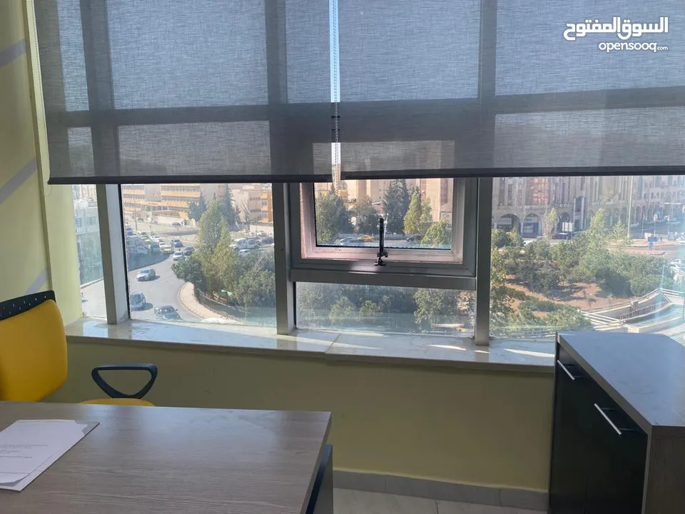 مكاتب مفروشة للايجار لإصدار رخصة مهن وعقود إيجار - دوار الواحة شارع المدينة المنورة عمان