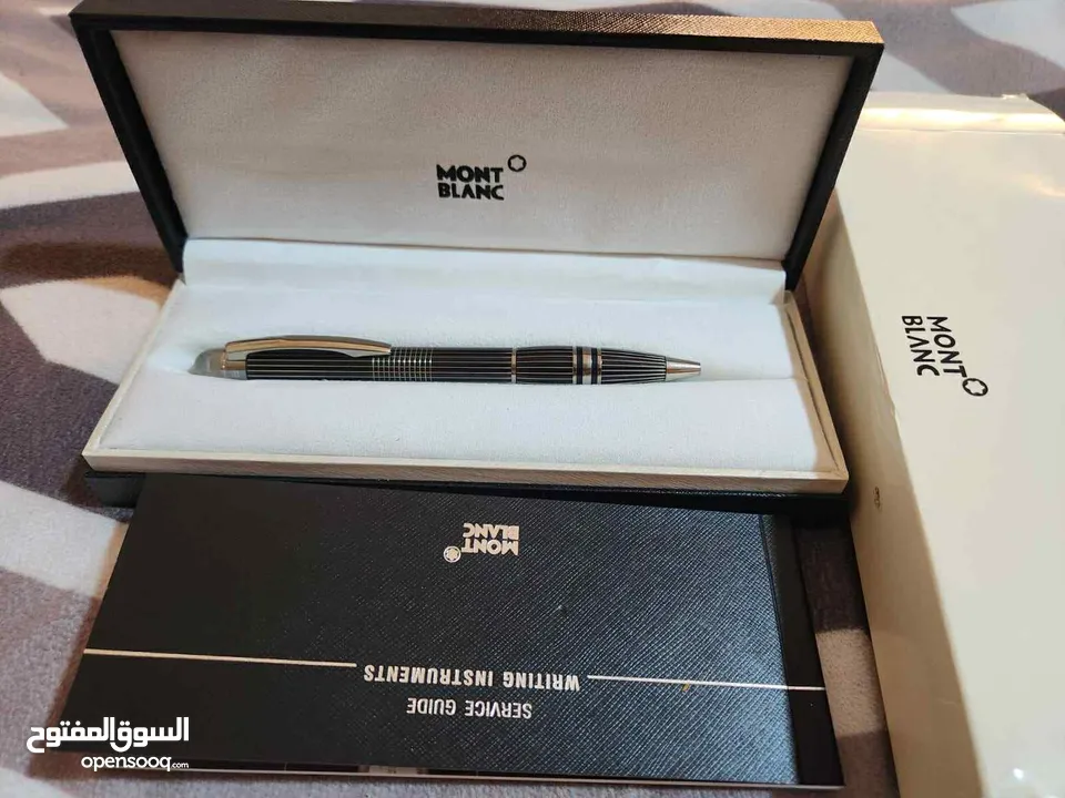 قلم مونت بلنك الاصلي جديد قلم montblanc للبيع قلم مونت بلانك