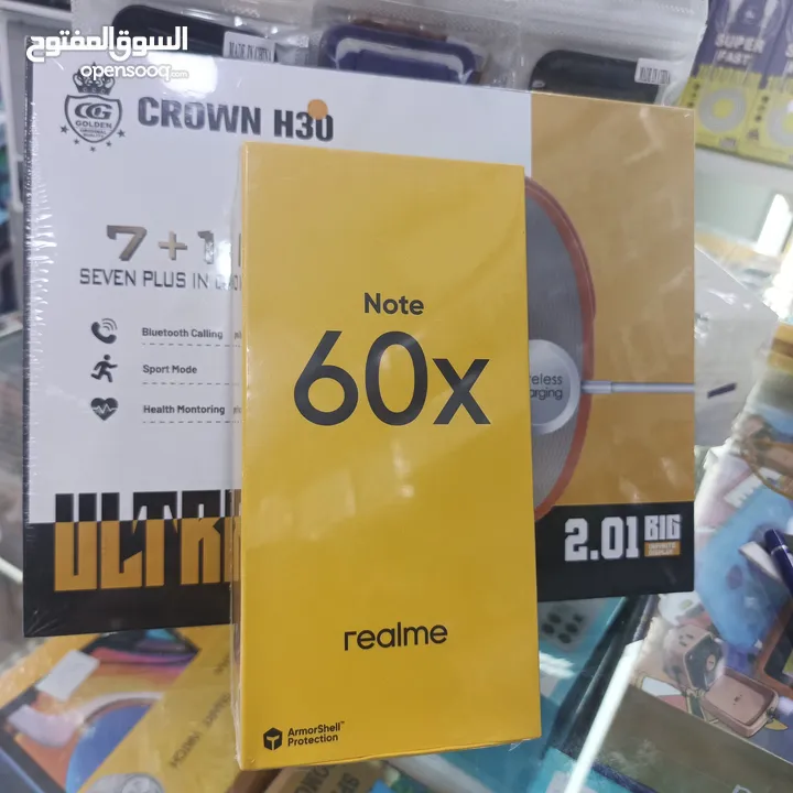 جهاز جديد 64g 3ram Realme X60 كفاله سنه كامله