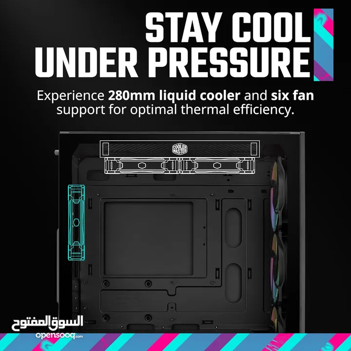 كيس COOLER MASTER Elite 301 المميز بالمساحة وقوة التبريد بسعر مغري