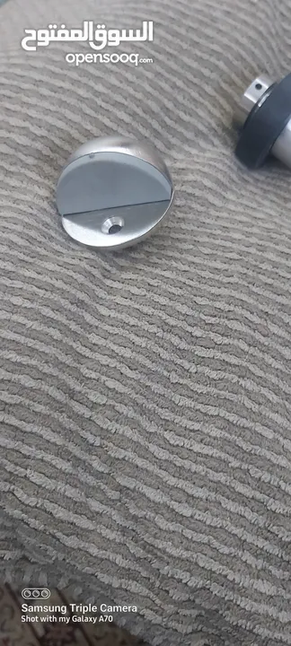 مصدات او موقفات ابواب من الصلب المقاوم للصدأ ستانلس ستيل door stopper جديده للبيع