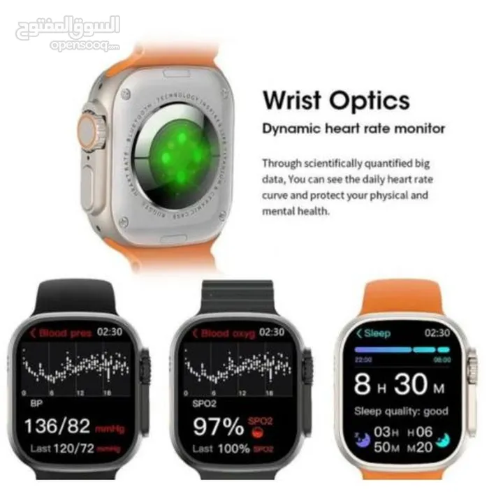 اول ساعه بشاشه منحنيه x10 ultra 3