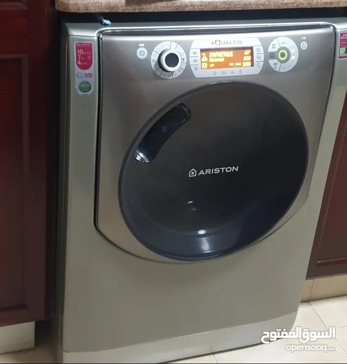 2في1 نوع اريستون غساله مع حماصه k10