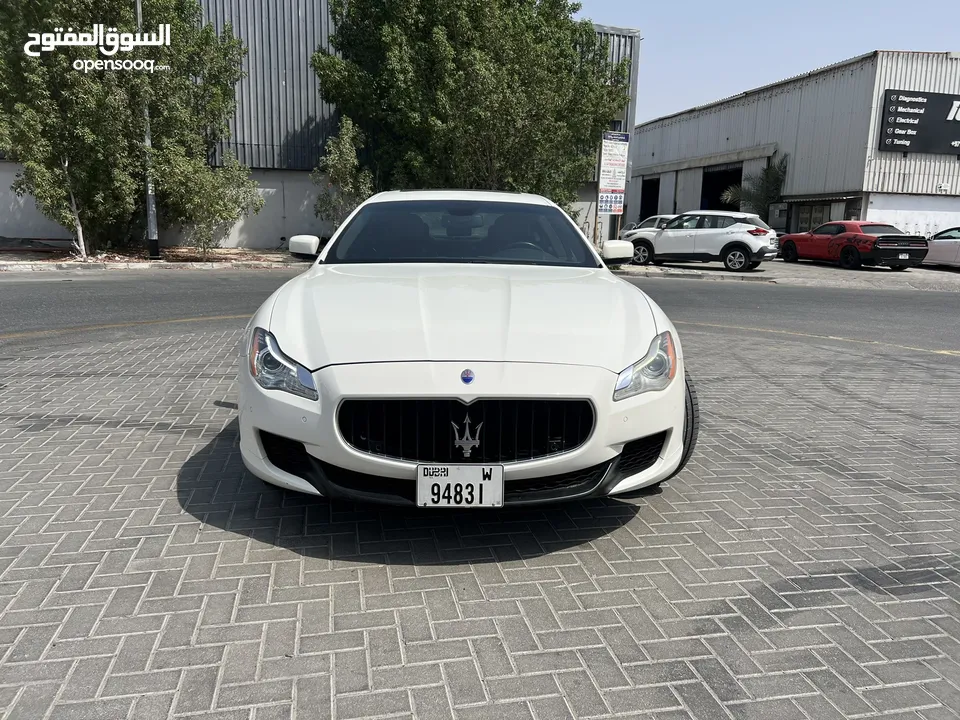 MASERATI QUATTRO PORTE S 2014 127000 KMS GCC SPECS FULL OPTIONS WITH HYDRULIC QUICK SALE ..