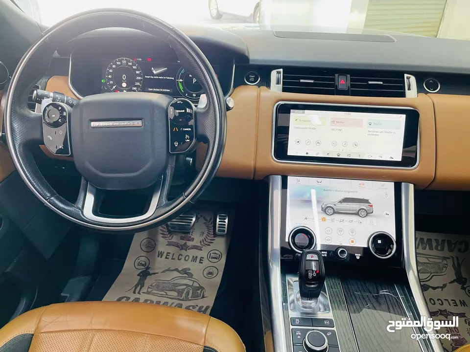 Rang rover 2022 mild hyprid plug in رنج روفر سبورت 2022 p400 هايبرد