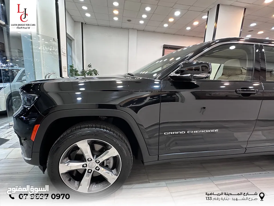 ‎جيب جراند شيروكي L ليميتد دفع رباعي V6 3.6L اعلى صنف 2022 ‏Jeep Grand Cherokee L Limited