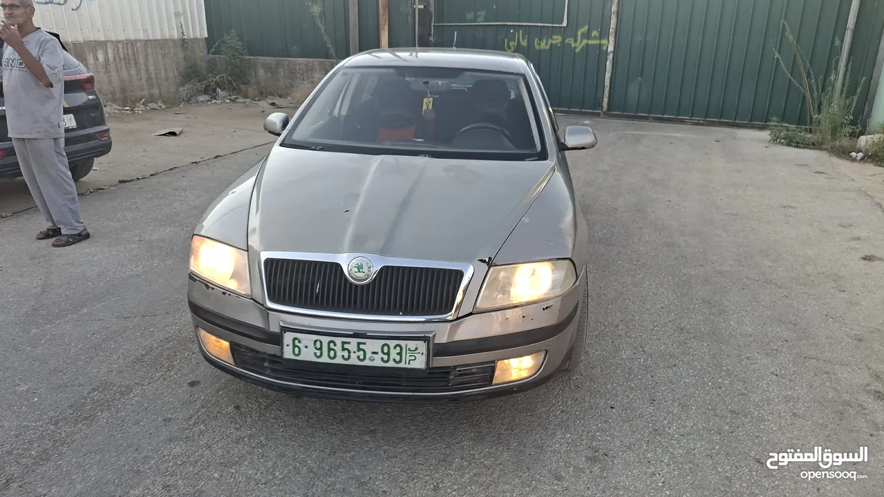 سكودا نيو موديل 2008ديزل _ماتور 1900تربوا_غيار عادي فحص نظيف وسعرحرق كاش وقت المعاينة قطارة سوللر