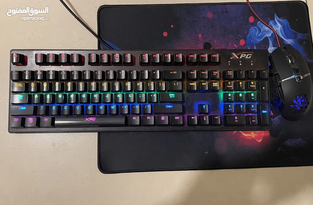 two mechanical keyboards w mouse for sale