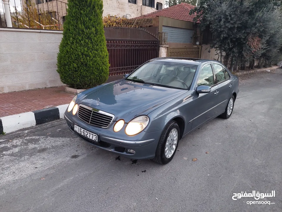 مرسيدس E200  2003. ELEGANCE بحال الوكاله