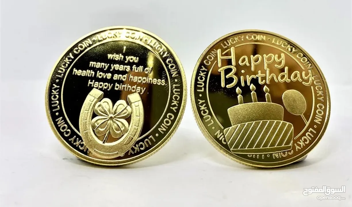 souvenir Bitcoin and Birthday Coin