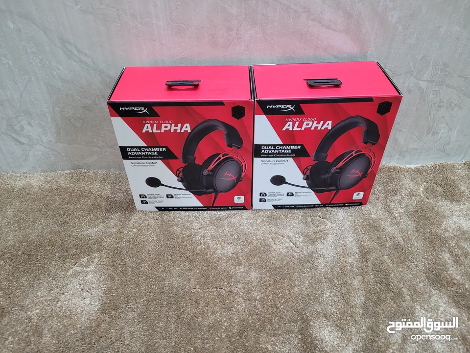 مجموعة سماعات قيمنج hyperx متوفر عدة اصناف