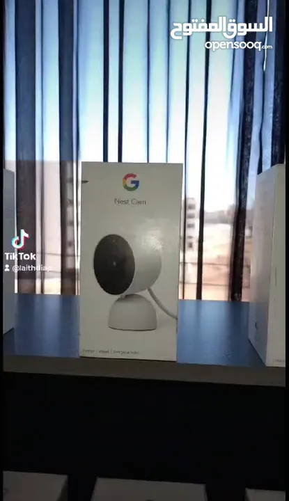 Google nest cam NEW اصلي جديد جديد اصلي غير مستخدم وهنالك عدد منها سارع بالحجز امريكي