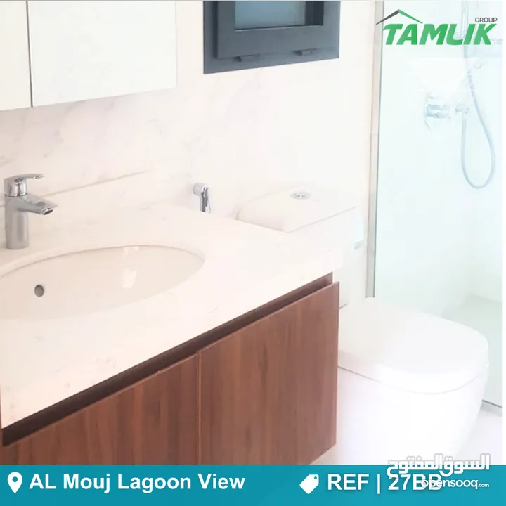 Apartment for sale Or Rent in Al Mouj at (Lagoon view Project)  REF 27BB