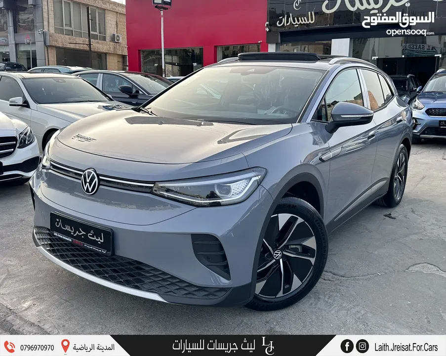 فولكسفاجن ID.4 كروز بيور بلس كهربائية بالكامل 2022 Volkswagen ID.4 Crozz PURE +