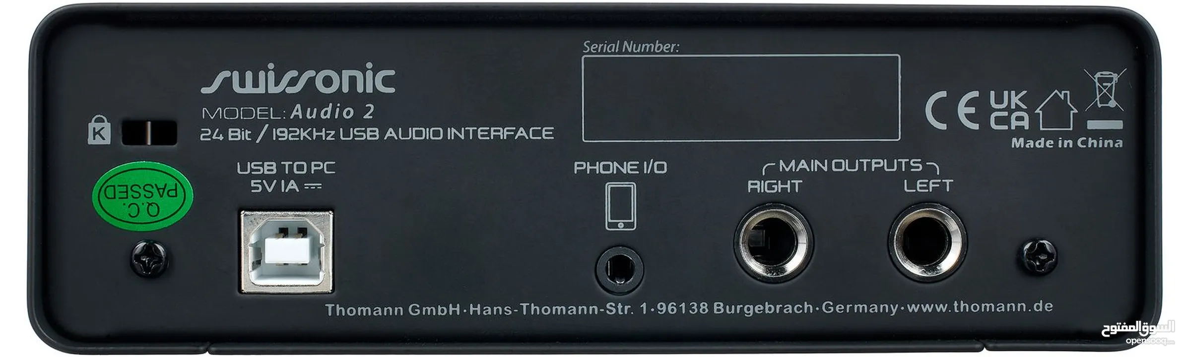 Swissonic Audio 2 Interface