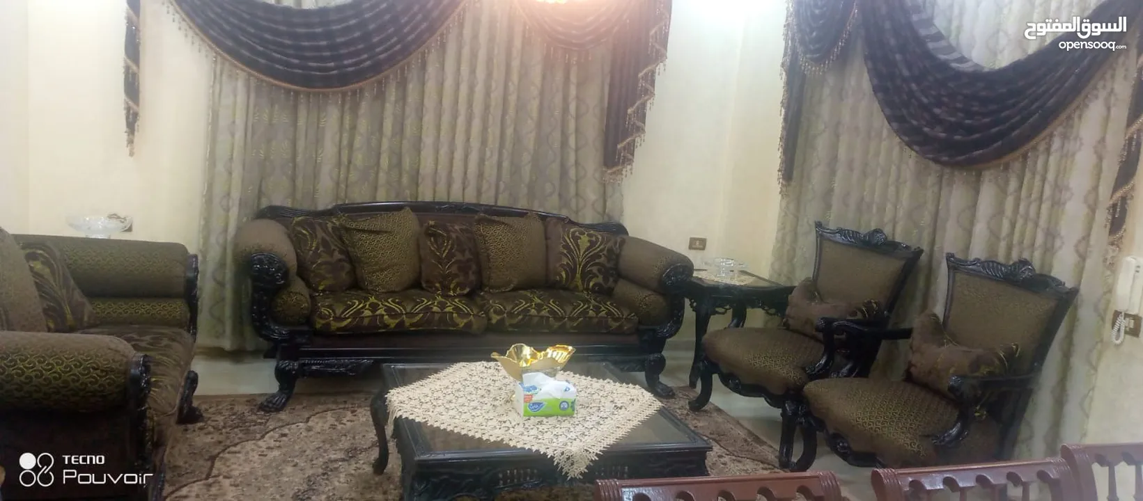 طقم غرفة ضيوف بحالة الوكاله