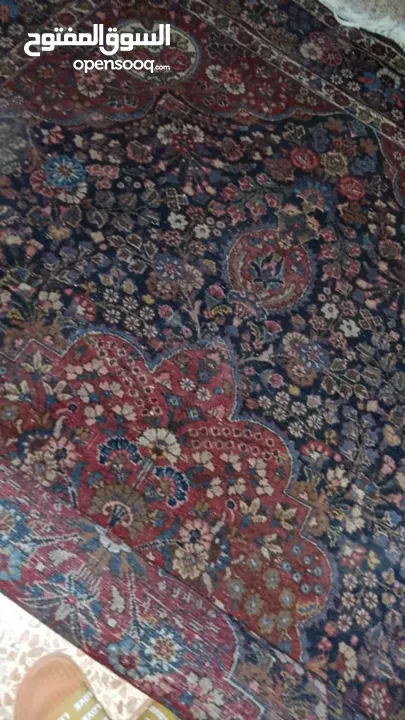 سجادة إيرانية أنتيكا تبريزية عتيق مستعمل