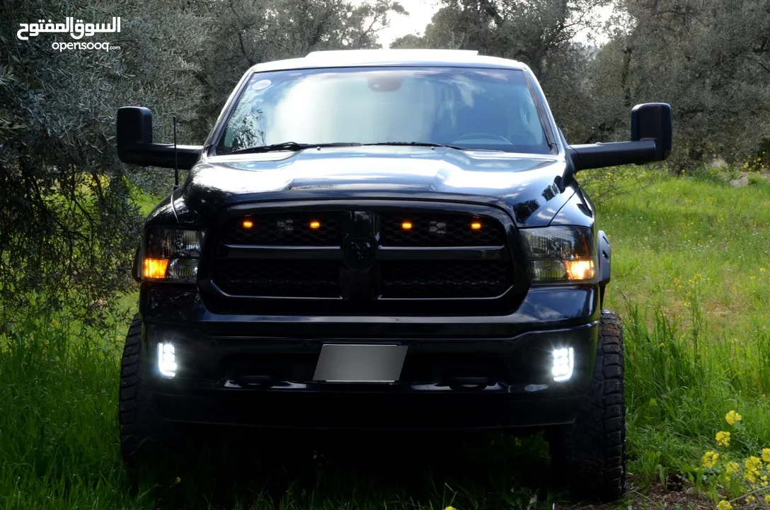 Dodge ram black edition dodge ram 2018   ممشى قليل ( غير قابل للبدل او التقسيط)