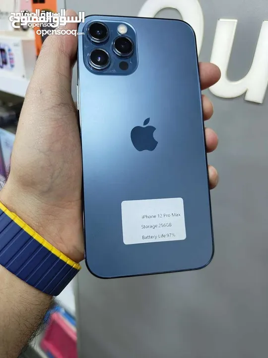 IPHONE 12 PRO MAX ( 256GB ) USED /// ايفون 12 برو ماكس ذاكرة 256 مستعمل وكاله
