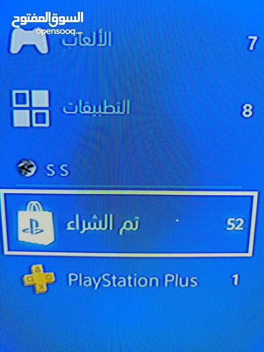 بلي فور نظيف جدااا + ثنين جوستك + يو بي اس(عاكسة) شوف الوصف  playstation 4