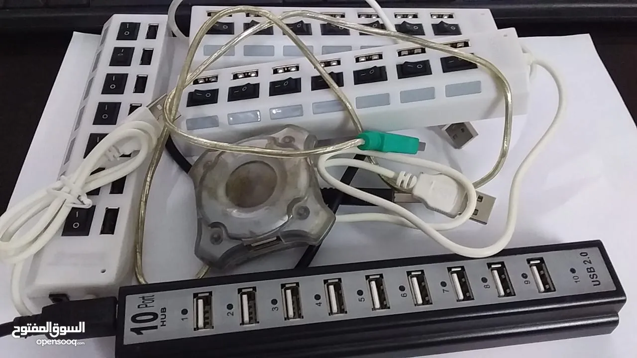 خمس حبات من USB HUB