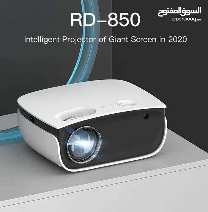 بروجكتر مع واي فاي RD-850 ODM Projector Mini Portable Wifi Projector Led Wireless Portati