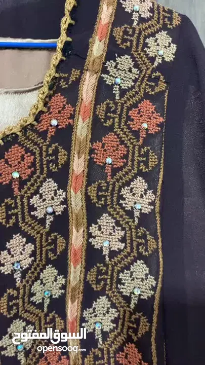 ثوب اردني تطريز يدوي