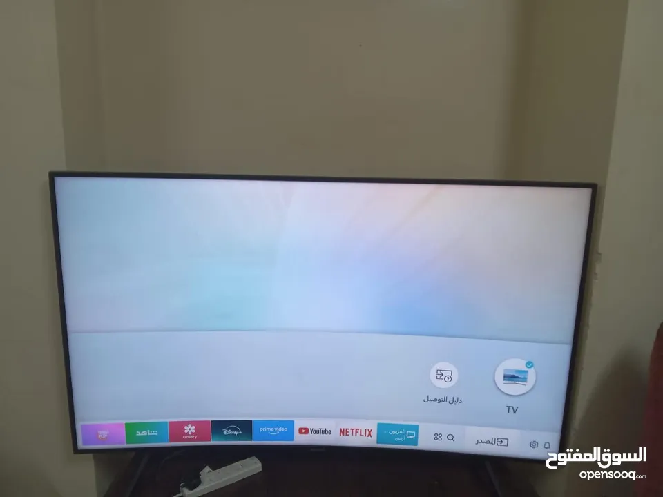 اسم الشاشة Samsung series 7  انش 65 كيرف  مواصفات UHD Ultra 4k  ولا خدش ولا خراب  تواصل على الرقم