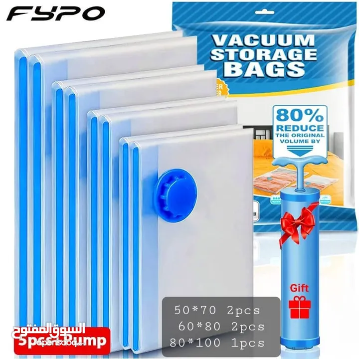 Vacuum filament storage bag with suction Pump