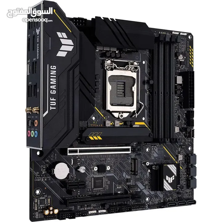 مذربورد ايسوس جيمنج لمعالجات انتل جيل 10 + 11 ASUS TUF GAMING B560M-PLUS WIFI 6/DDR4 MOTHERBOARD