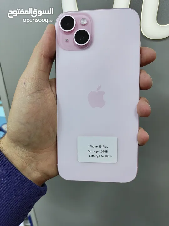 IPHONE 15 PLUS (256GB) USED /// جهاز ايفون 15 بلس ذاكرة 256 مستعمل وكاله