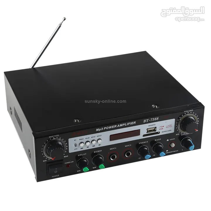 مضخم صوت AUDIO KARAOKE POWER AMPLIFIER BT-7388