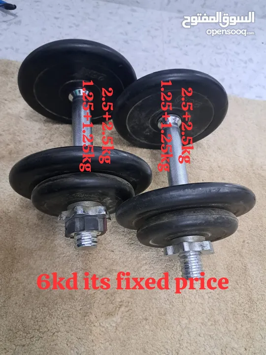 dumbells gym items