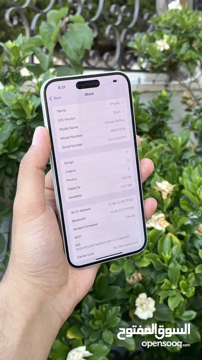 iPhone 16 plus شرق اوسط