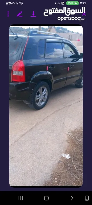 توسان 2007  بسعر الحرق