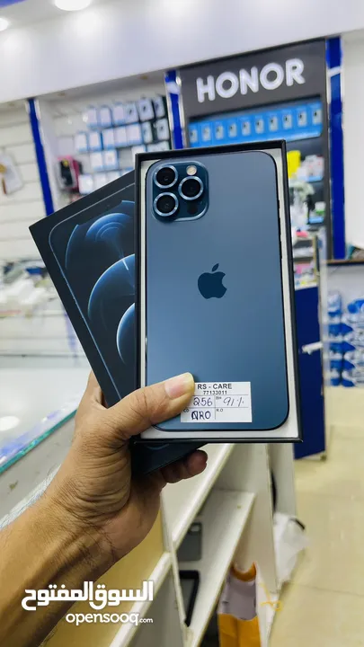 iPhone 12 Pro Max, 256gb Blue Arabic