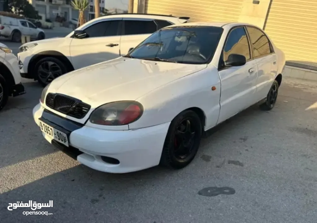 الحبة النظيفة ،دايو لانوس أوتوماتيك أصل برايفت (خصوصي) بنزين 1500 قطارة مىديل 2002