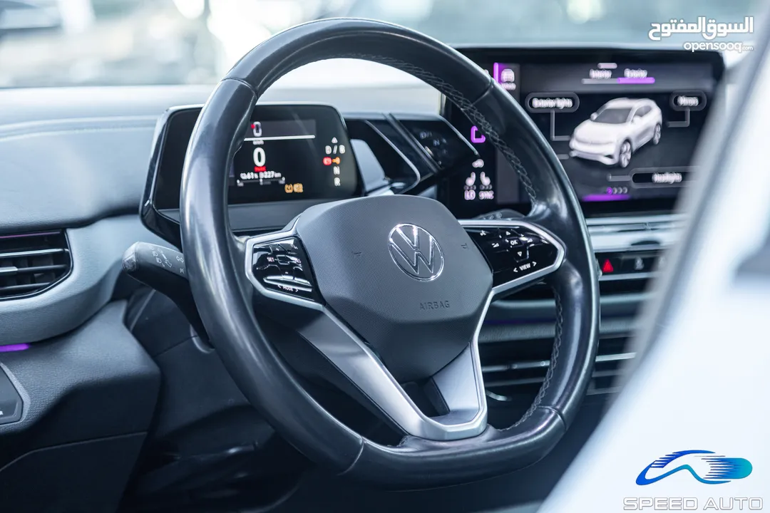 Volkswagen ID.4 X Pro 2022  السيارة مميزة جدا و بحالة ممتازة جدا    السيارة تقطع 570 كم بالشحنة