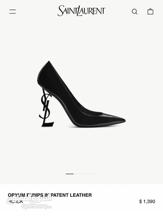 SAINT LAURENT OPYUM PUMPS IN PATENT LEATHER