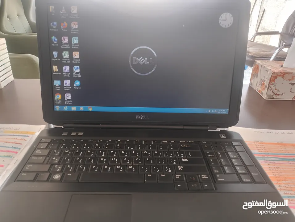 سلام عليكم اللبيع لابتوب DELL الهارد320حجم 15انج المعالج كور 7ويندوز تشيل قرص وبيها منفذ LAN ومنفذ H