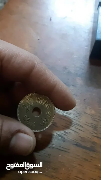 عمله من النحاس والنيكل فلسطينيه نادرة 1927