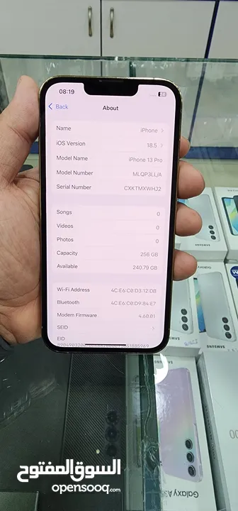 iPhone 13 pro 256 بحالة ممتازة بسعر مميز